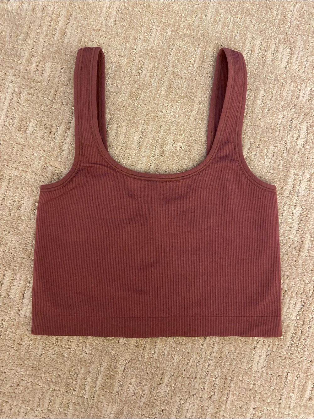 Athleta Mauve Ribbed Tank